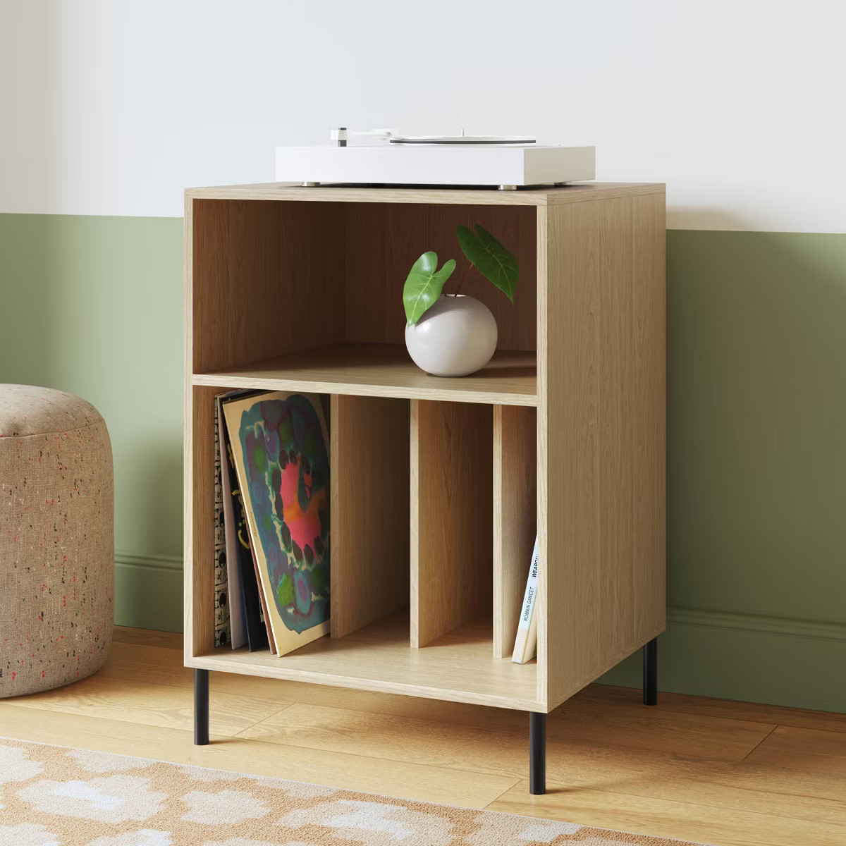 Mixed Material Listening Station Natural - Room Essentials™ | Target