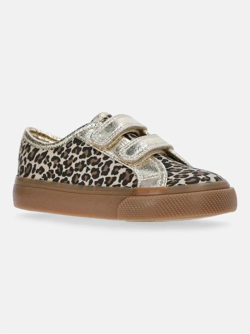 Wonder Nation Toddler Girls Canvas Skate Sneakers | Walmart (US)