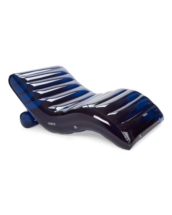 Clear Navy Chaise Lounger | FUNBOY