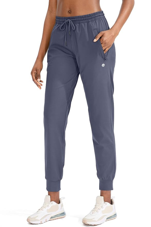 G Gradual Women's Joggers Pants with Zipper Pockets Tapered Running Sweatpants for Women Lounge, ... | Amazon (US)