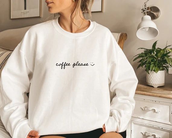 Trendy Coffee Crewneck Sweatshirt | Etsy | Etsy (US)
