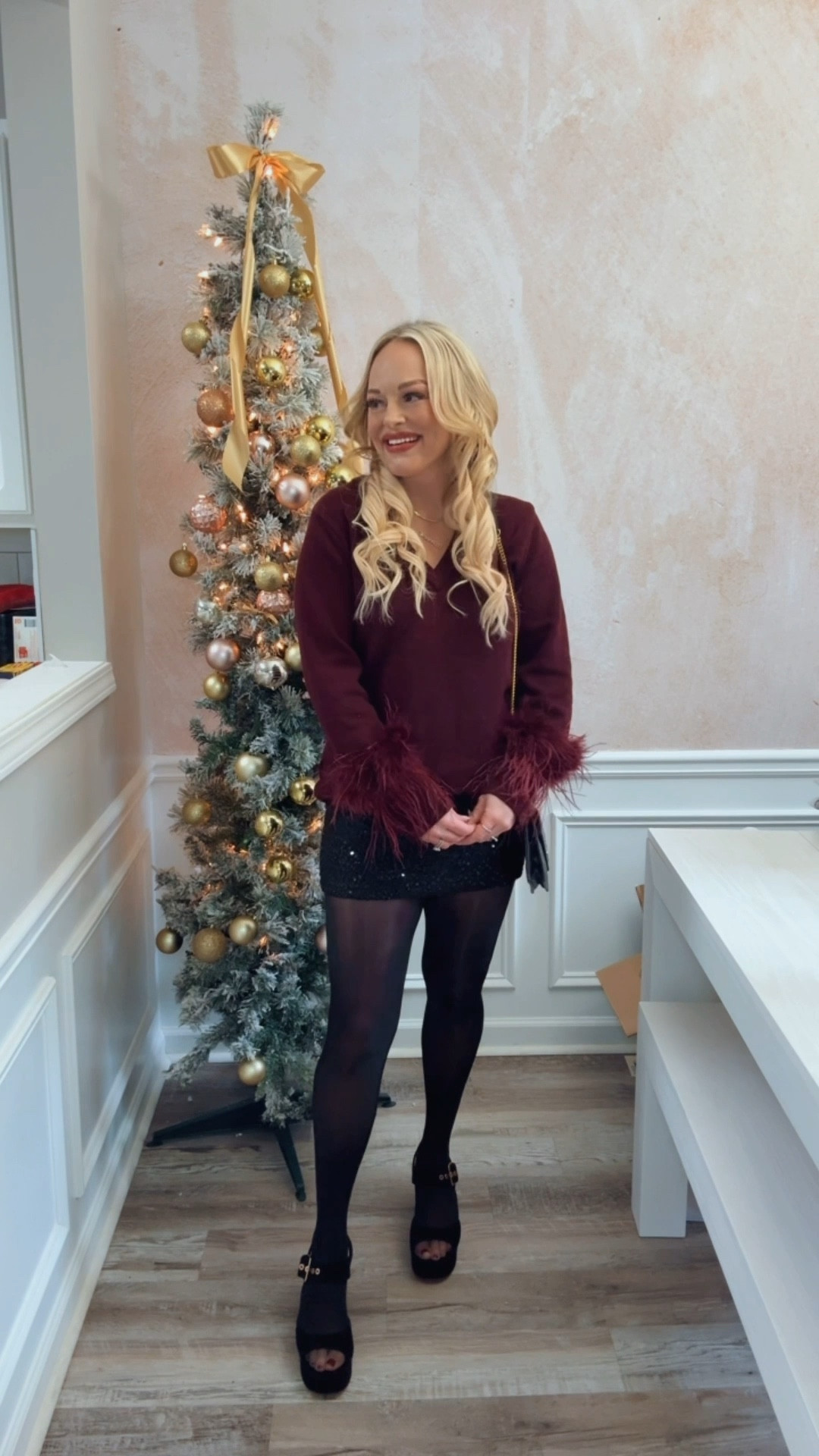 Christmas outfits, Christmas Eve outfit, New Year’s Eve outfit, easy new years outfits 

#LTKHoliday #LTKFindsUnder100 #LTKSaleAlert