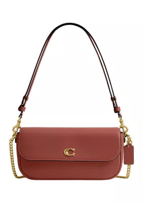 COACH Brook Flap Chain Bag, Peach | Belk