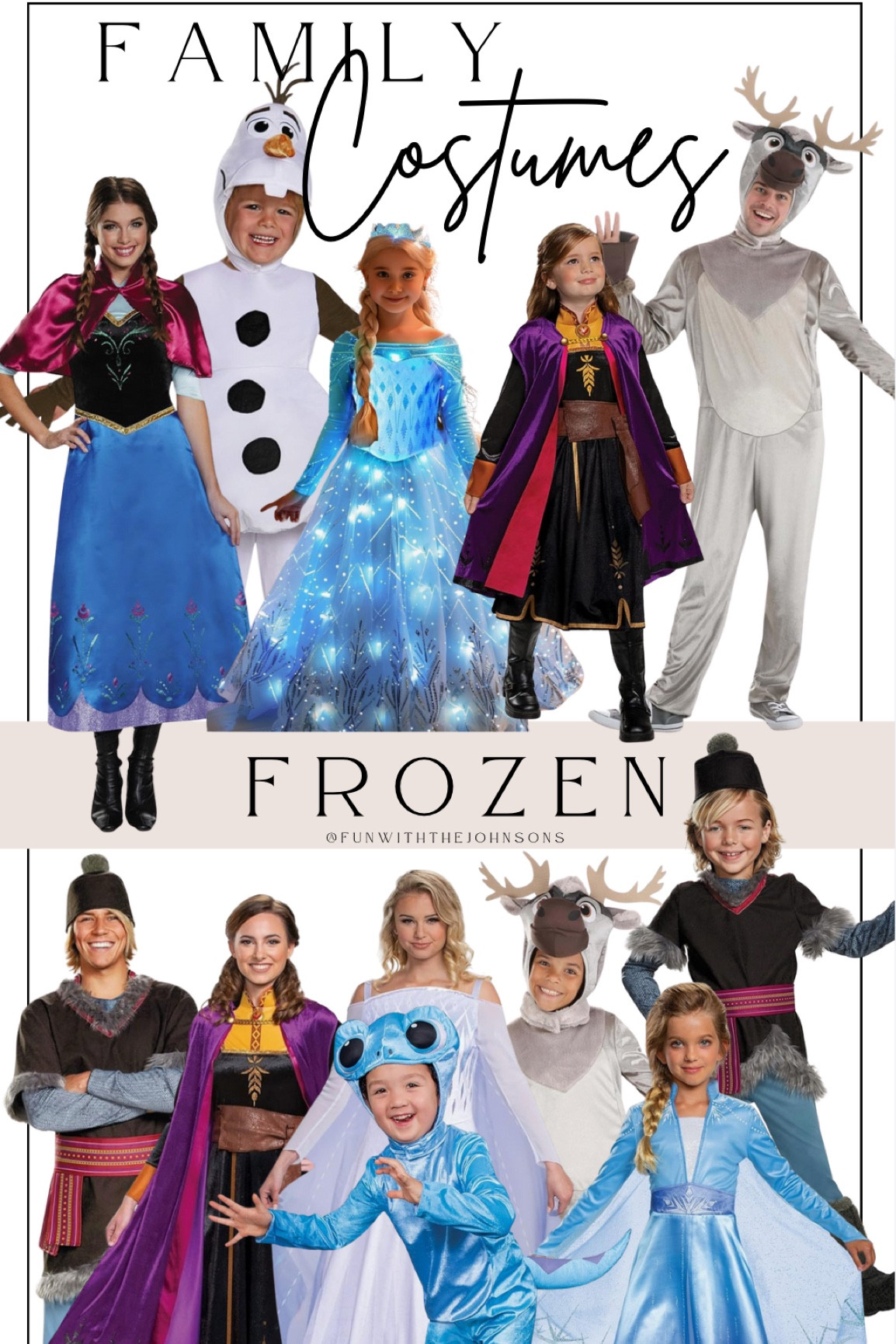 Let it go and make Halloween magical with Frozen family costumes! ❄️ From Elsa to Olaf, your crew will be the coolest on the block!

#LTKfamily #FrozenHalloween #FamilyCostumes #ElsaAndAnna #FrozenCosplay #LTKhalloween #LTKkids #FrozenFamilyFun #HalloweenInspo

#LTKHalloween #LTKFamily #LTKKids