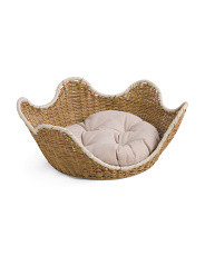 Resin Scalloped Pet Bed | TJ Maxx