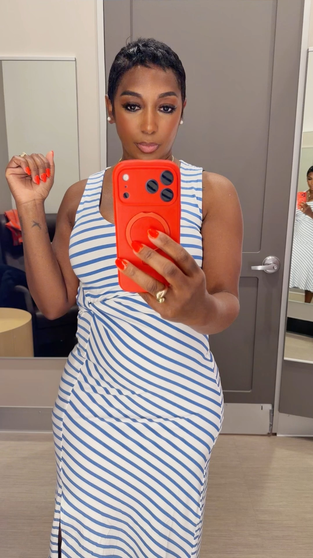 Blue stripes every summer: undefeated. ⚓️🤍

 This dress is giving coastal energy without requiring a passport or yacht membership. Just Target and good lighting.

#TargetStyle #StripedDress #SummerOOTD #TargetFashion #CoastalStyle #EverydayStyle #OOTD #TargetFinds #StyledByAshleyJ #ClassicStyle


#LTKTravel #LTKootd #LTKselfcare