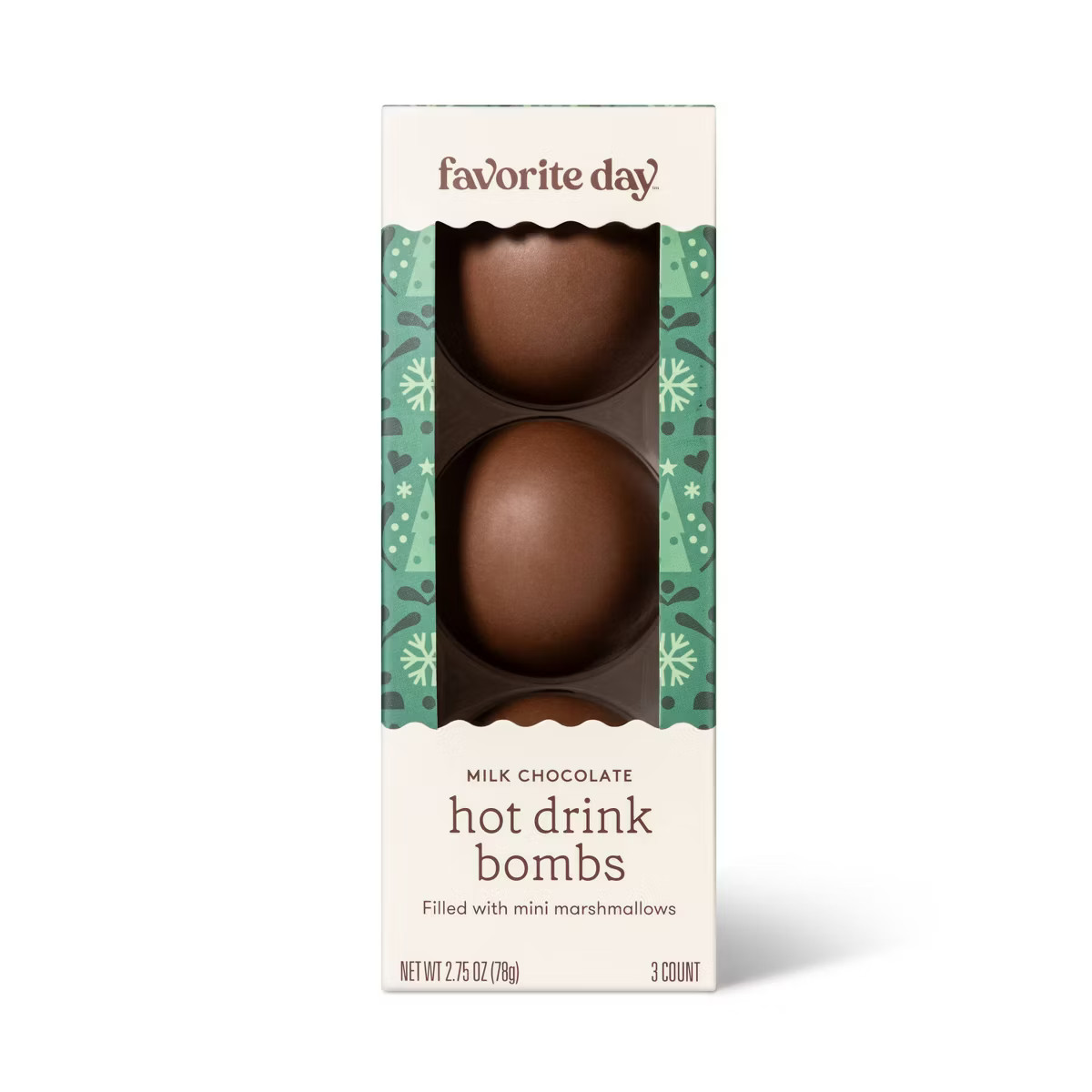 Holiday Hot Chocolate Drink Bombs - 2.75oz/3ct - Favorite Day™ | Target