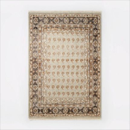 Hand Knotted Rug Ivory