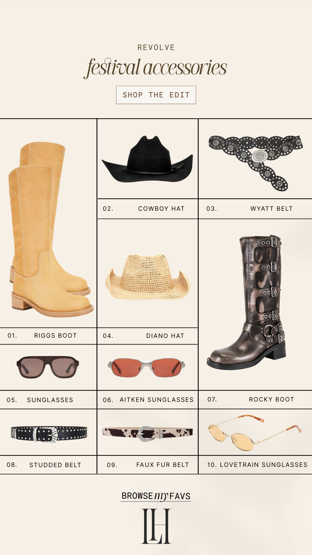 Revolve festival accessories 🌵 

 #LTKgrwm #LTKootd #LTKSeasonal