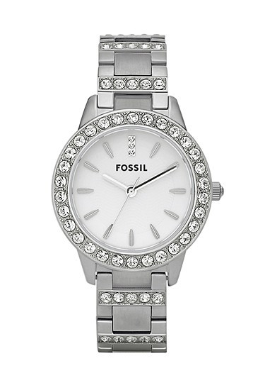 Jesse Three-Hand Stainless Steel Watch | Fossil (US)