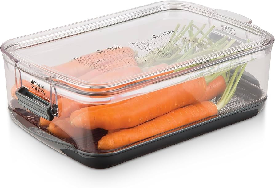 ProKeeper Produce Container, 3-Quart \u2013 Stay-Fresh Vent System for Small Peppers and Tomatoes... | Amazon (US)