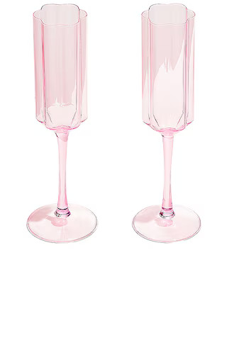 Fazeek Wave Flutes Set of 2 in Pink from Revolve.com | Revolve Clothing (Global)