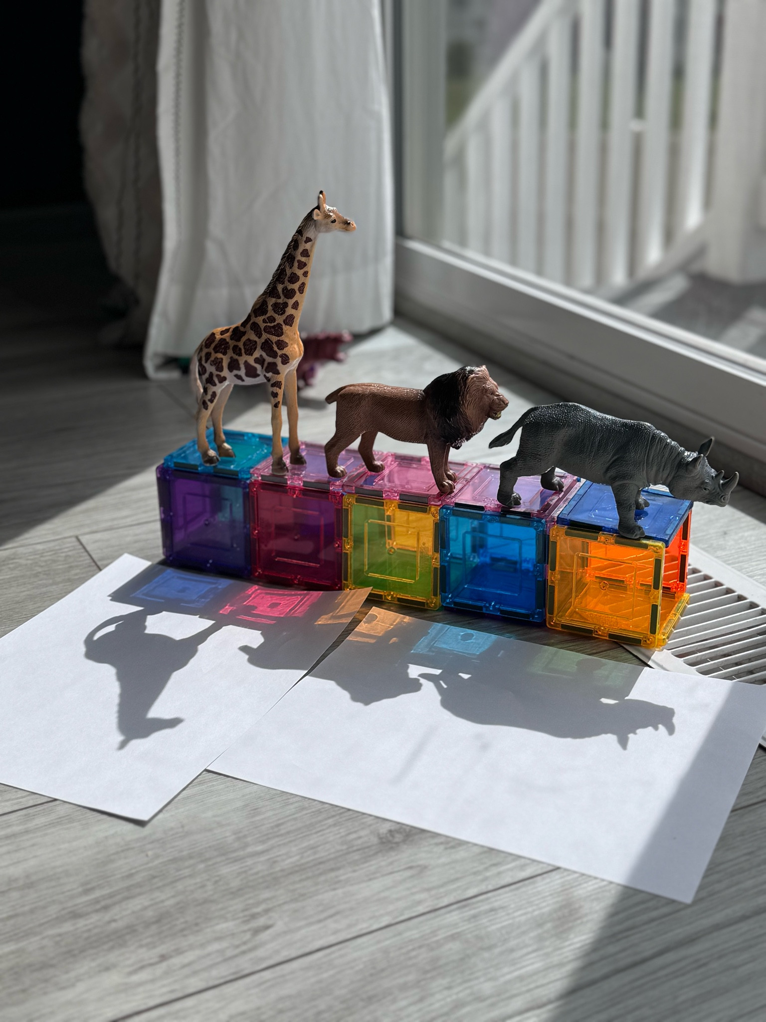 Affordable and good-sized play animals! Perfect for sensory or pretend play. Each animal washes off easily and doesn’t retain water. These are a staple item for us! Pick from jungle, farm, ocean, or dino packs! 