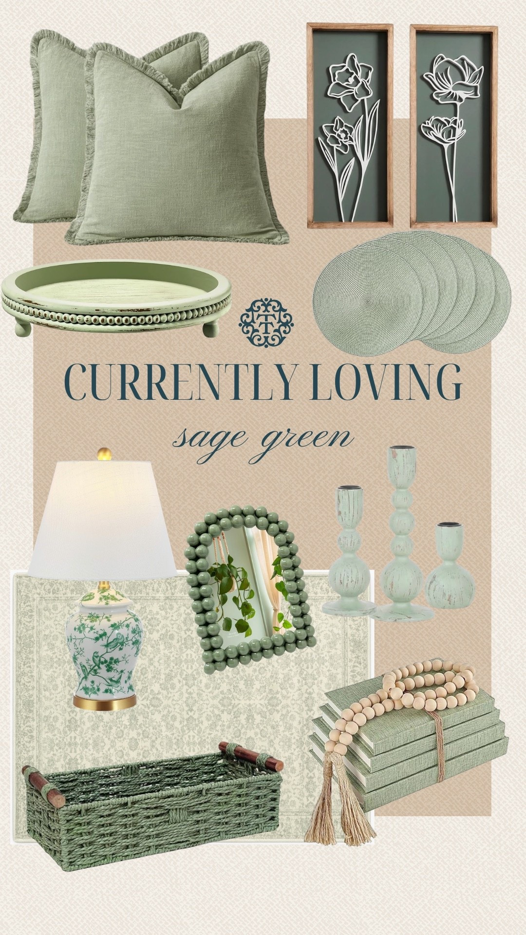 Sage green done in a way that feels easy to layer and still pulled together, all from Amazon. The mix of textures like wood, glass, and soft fabric keeps it from looking too uniform. Perfect for a living room reset, an entry table, or a quiet corner that needs something.

#LTKOver40 #LTKHome #LTKSeasonal