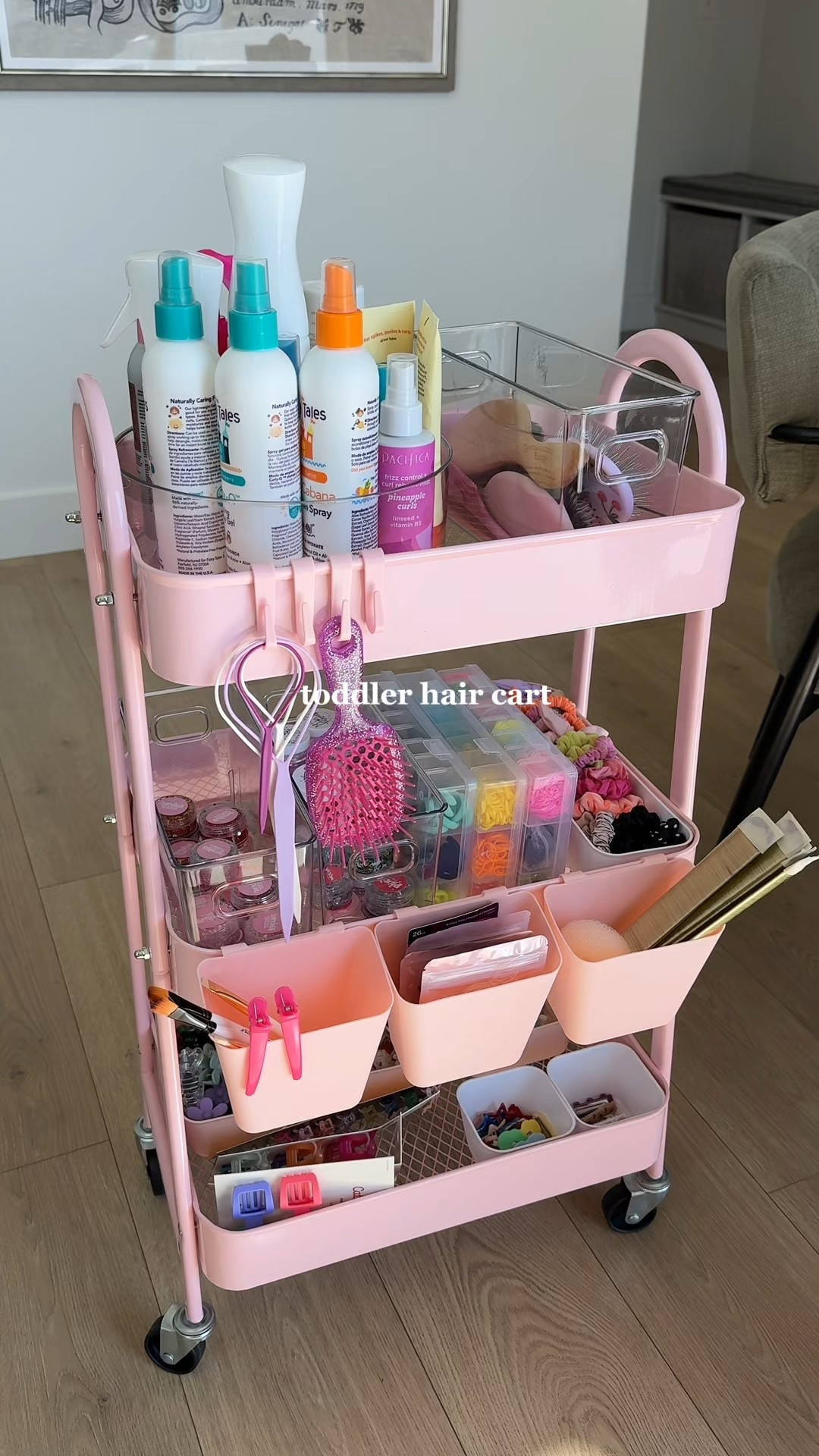 Toddler hair cart organizer, hair organizer, toddler hair products, home organization, organized girl 

#LTKHome #LTKKids #LTKBeauty