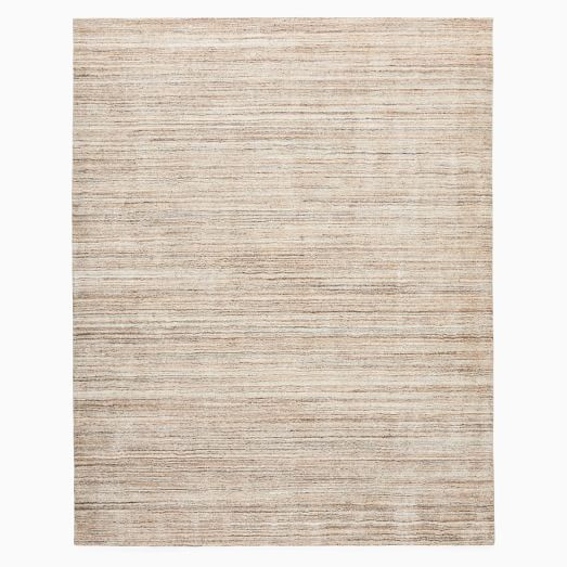 Shale Striations Easy Care Rug | West Elm (US)