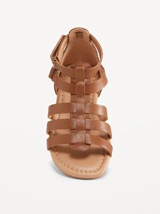 Faux-Leather Gladiator Sandals for Toddler Girls | Old Navy (US)