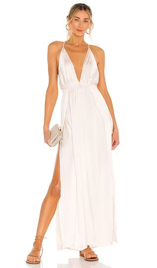 River Maxi Dress in Opal | Revolve Clothing (Global)