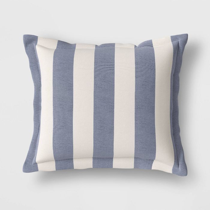 Cabana Stripe Outdoor Deep Seat Pillow Back Cushion DuraSeason Fabric™ - Threshold™ | Target
