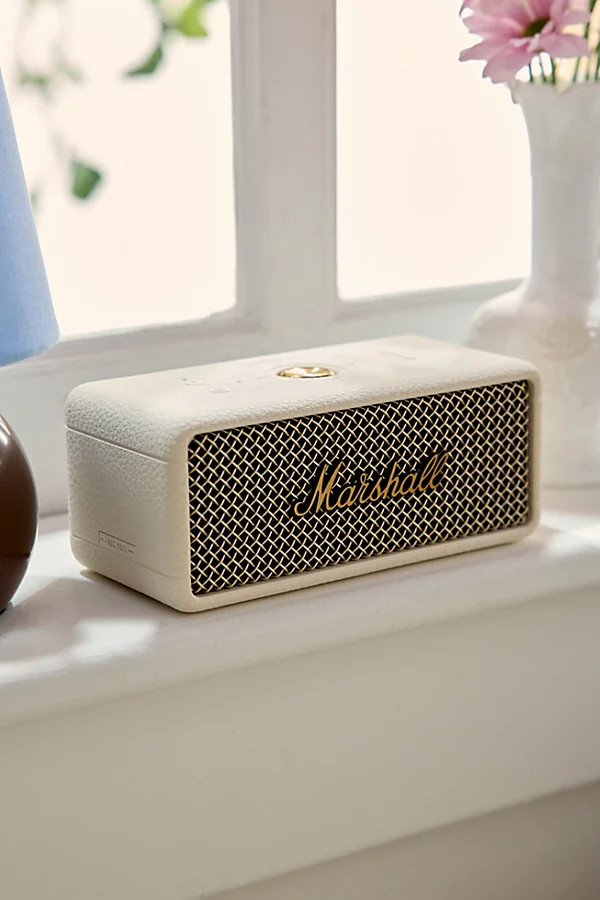 Marshall Emberton III Wireless Portable Speaker in Cream at Urban Outfitters | Urban Outfitters (US and RoW)