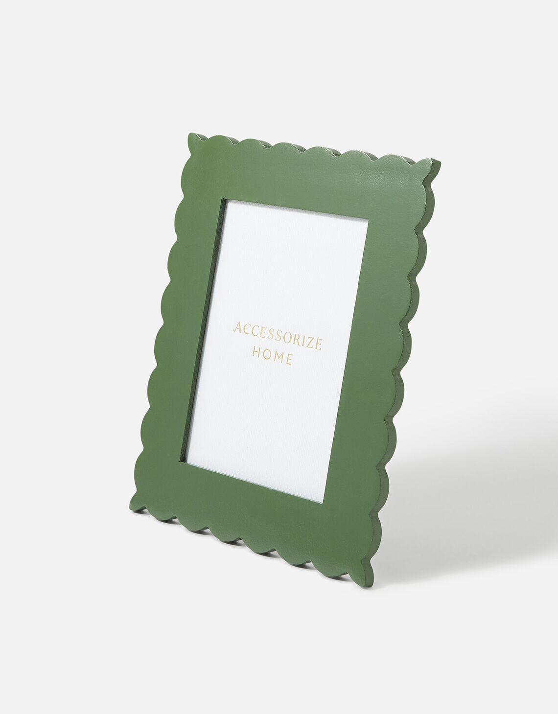 Wooden Photo Frame with Scalloped Edge | Accessorize (Global)