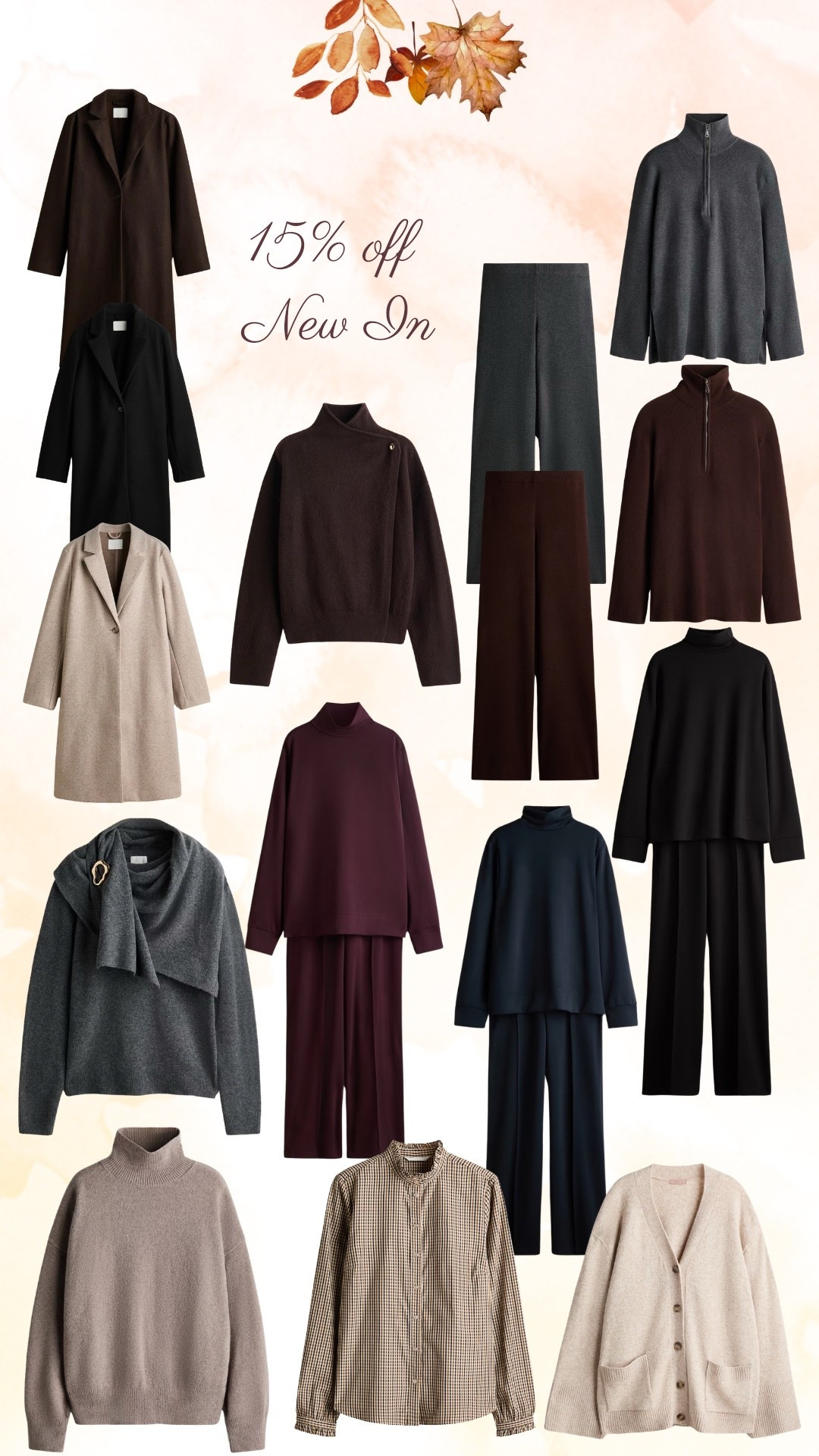 15% off new in