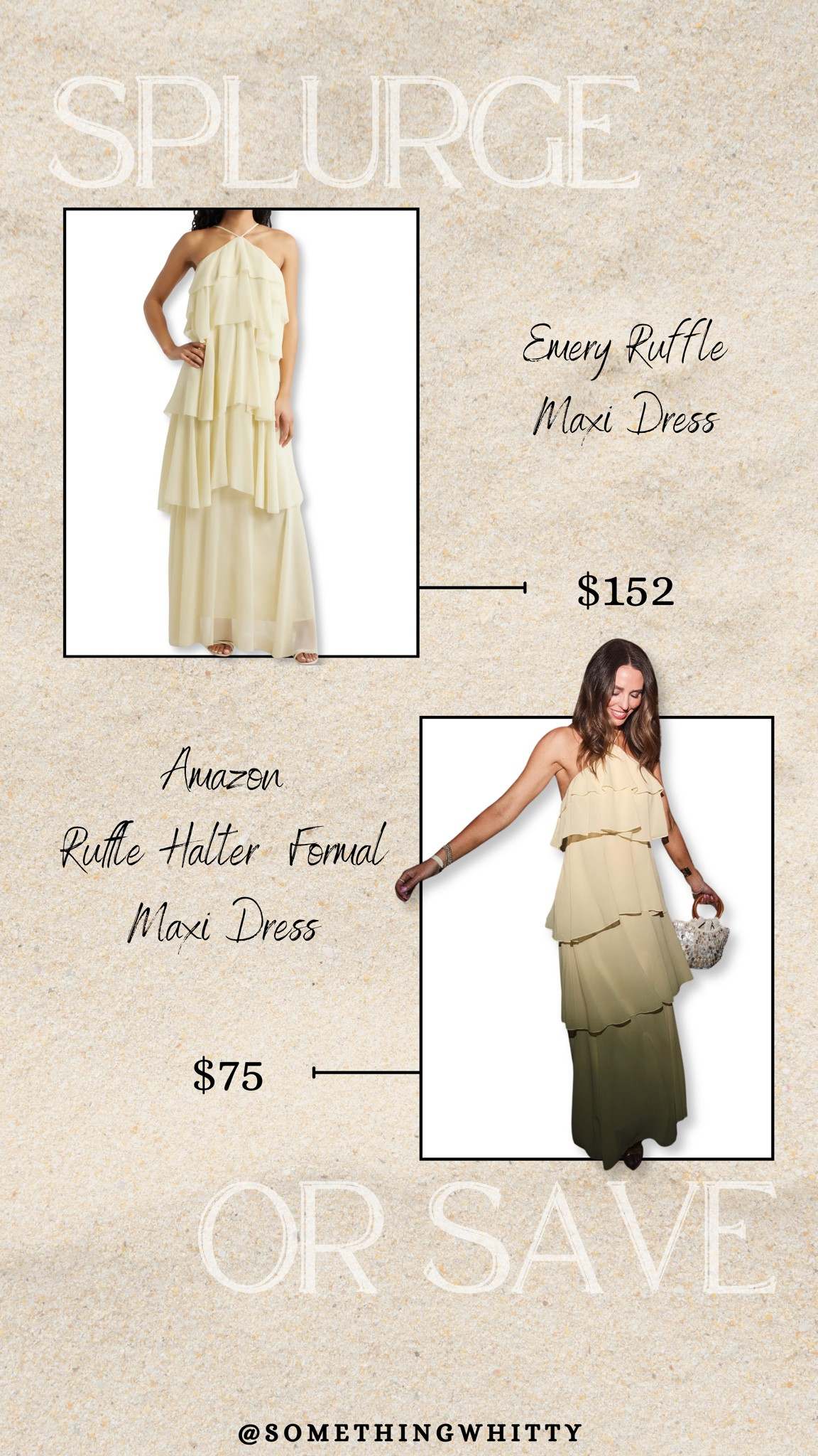 Love this ruffled maxi dress from Amazon! It’s so similar to this designer version. #saveorsplurge #lookforless

#LTKootd #LTKSeasonal #LTKWedding