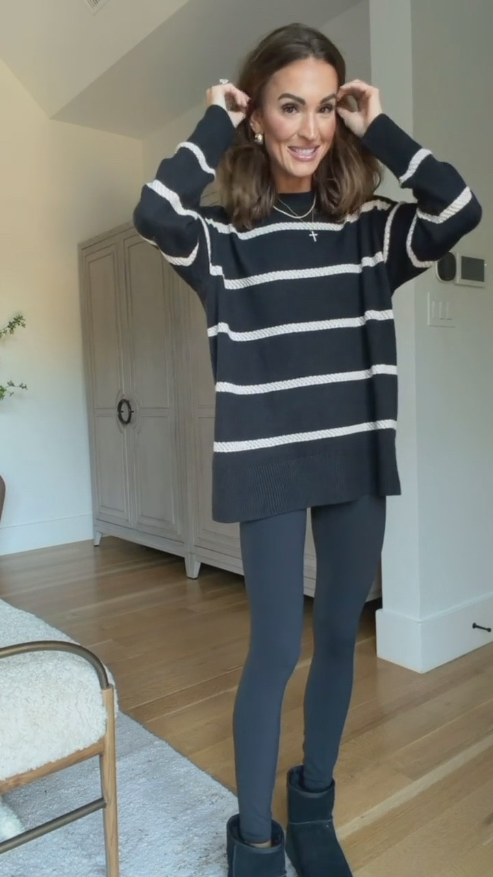 neutral striped sweater on sale for under $50! 🙌🏼

#LTKSaleAlert #LTKFindsUnder50