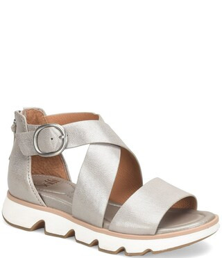 Sofft Mackenna Leather Ankle Strap Sandals | Dillard's | Dillard's