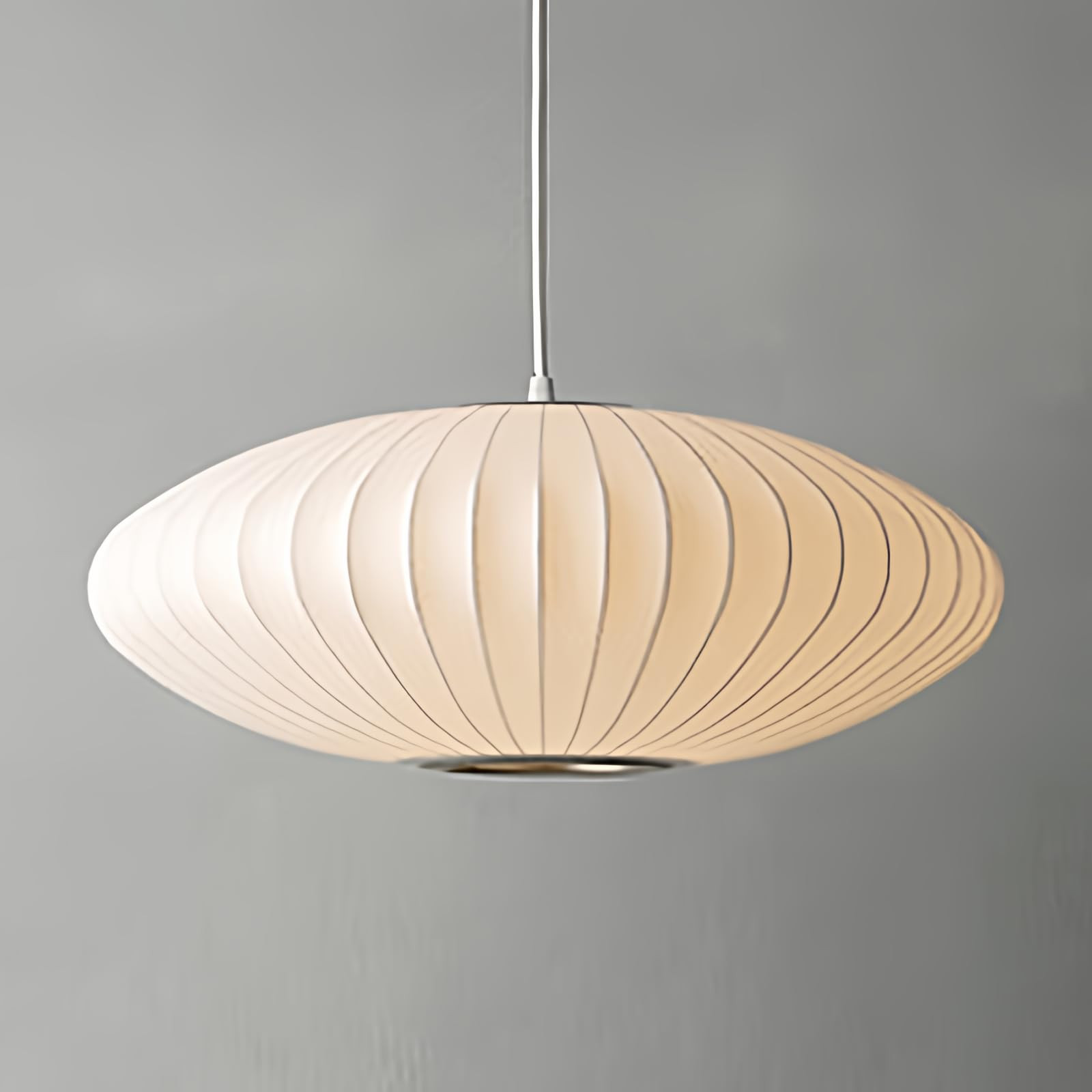 LITFAD Minimalist Indoor Pendant Light, Cloth Art Lantern 1-Light Pendant Lighting Creative Ceili... | Amazon (US)