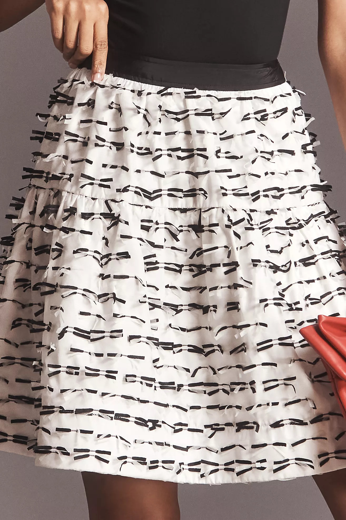 Maeve Bow Mini Skirt | Anthropologie (US)