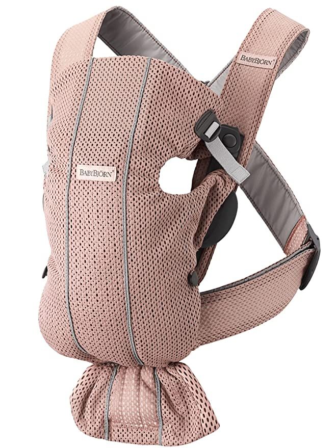 BabyBjörn Baby Carrier Mini, 3D Mesh, Dusty Pink | Amazon (US)