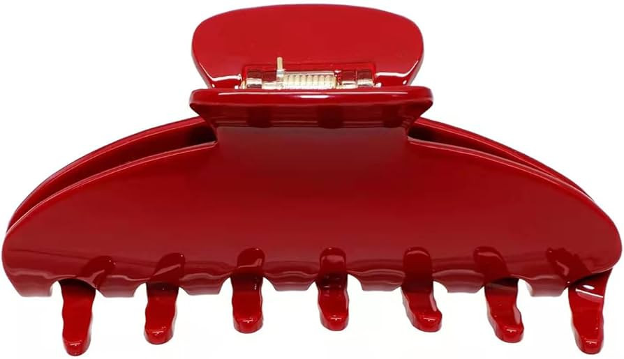 RPZL Acetate Big Hair Clip - Cherry Red Claw Clips & Jaw Clips for Thin or Thick Hair - 1PC | Amazon (US)