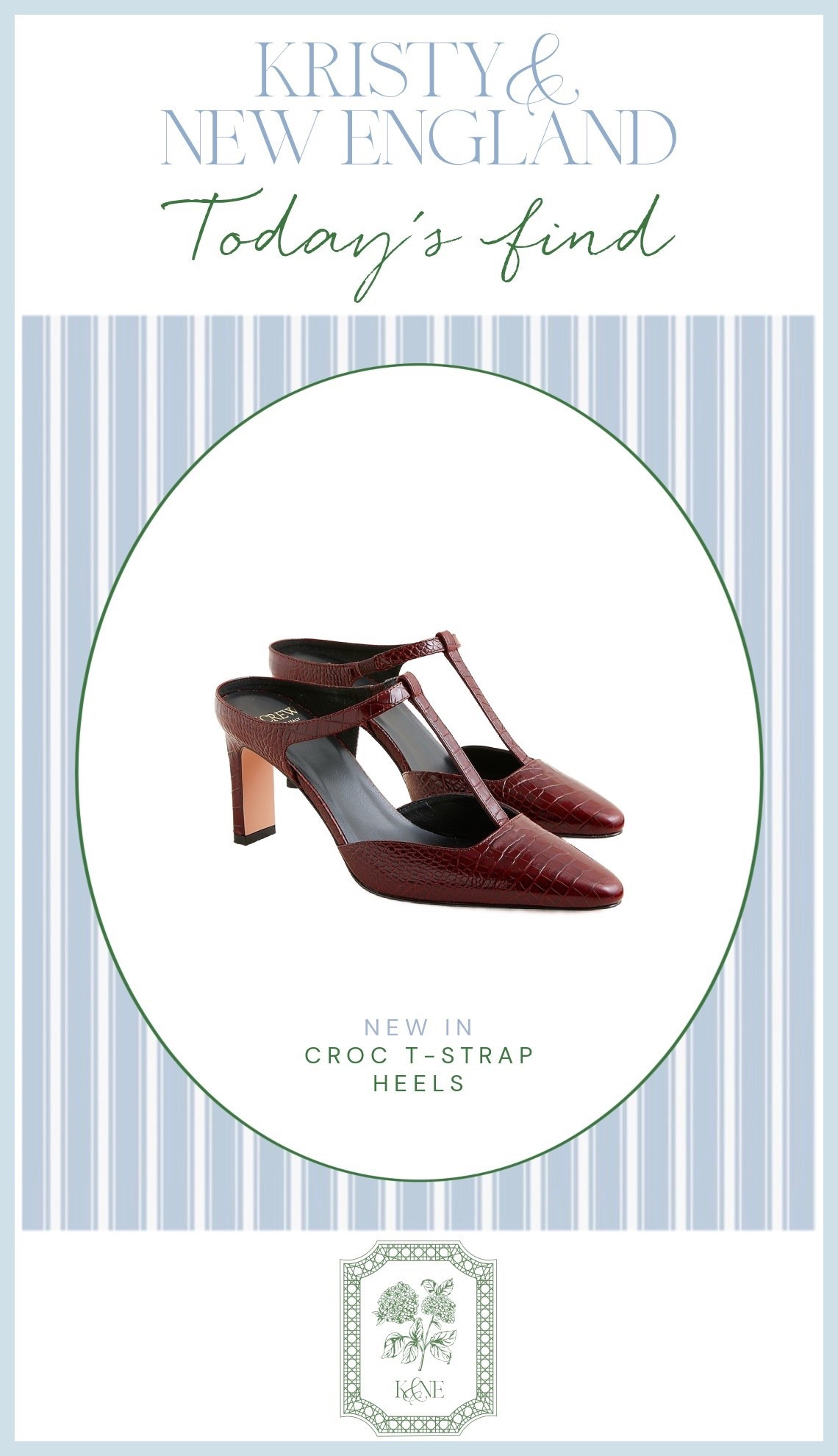 T-strap croc leather heels 

#LTKOver40 #LTKShoeCrush #LTKSeasonal