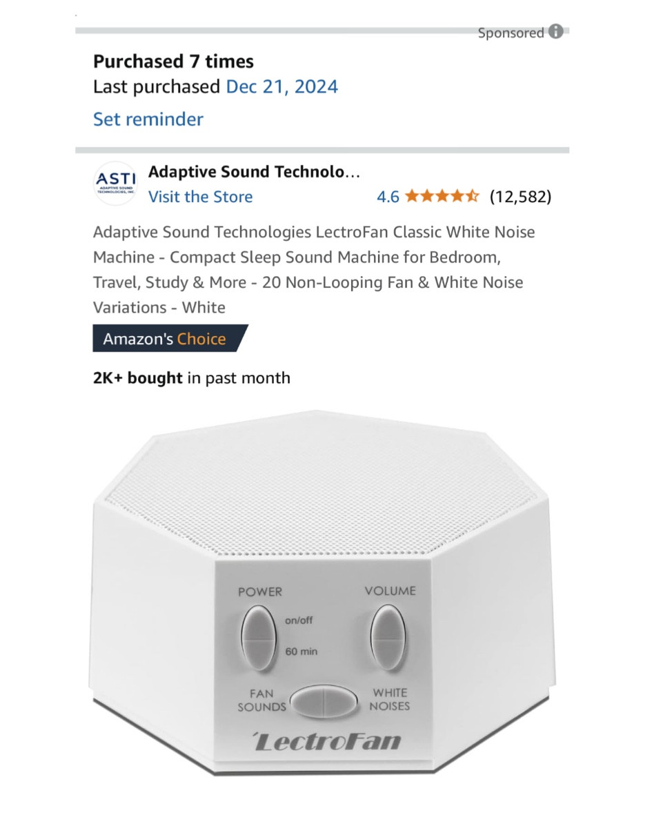 Clearly a must have in our household. One in each of the girl’s rooms, our room, the nursery & even in our travel bags because we can’t sleep without. And trust me, I think I’ve tried every sound machine out there - this one is by far the best!



#LTKBaby #LTKBump #LTKKids