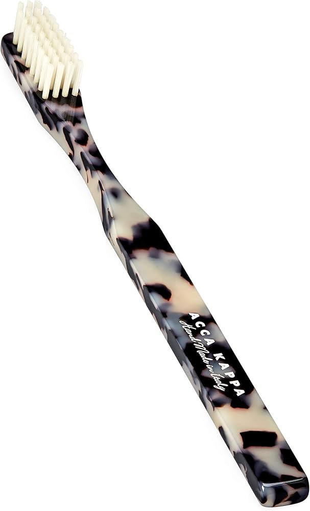 Acca Kappa Historical Black & White Toothbrush Soft Pure White Bristle | Amazon (US)