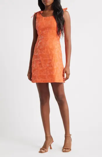 Sister Jane Neroli Bow Jacquard Minidress | Nordstromrack | Nordstrom Rack