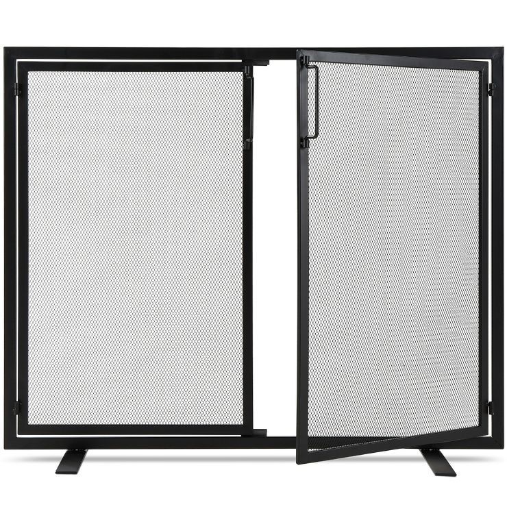 Best Choice Products 38.5x31in 2-Door Fireplace Screen, Handcrafted Wrought Iron Spark Guard w/ M... | Target