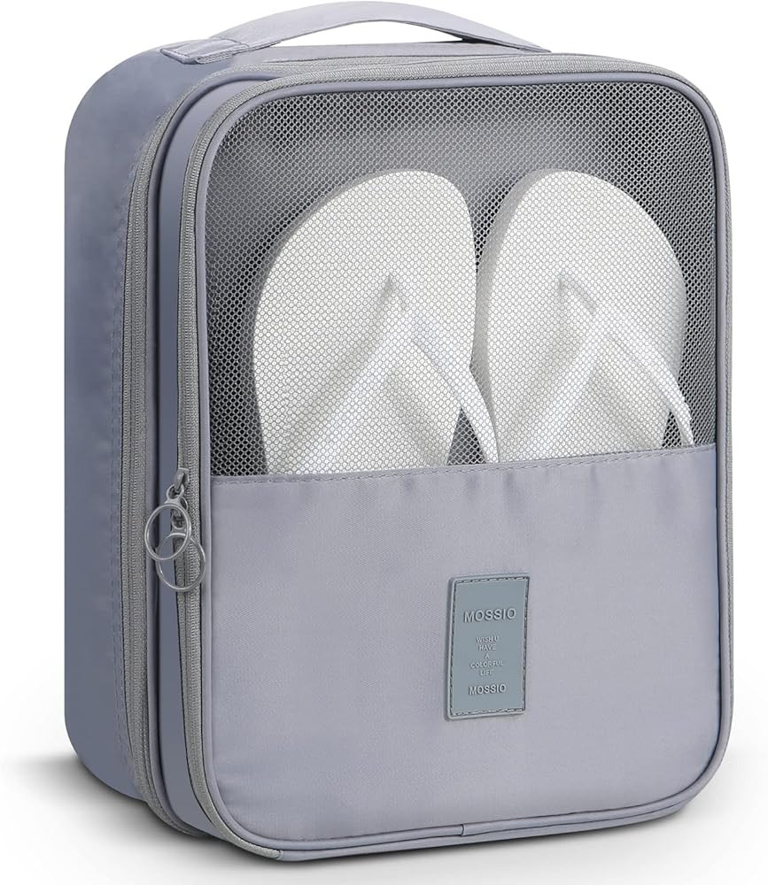 Mossio Shoe Bag Holds 3 Pair of Shoes for Travel and Daily Use Storage Pouch | Amazon (US)