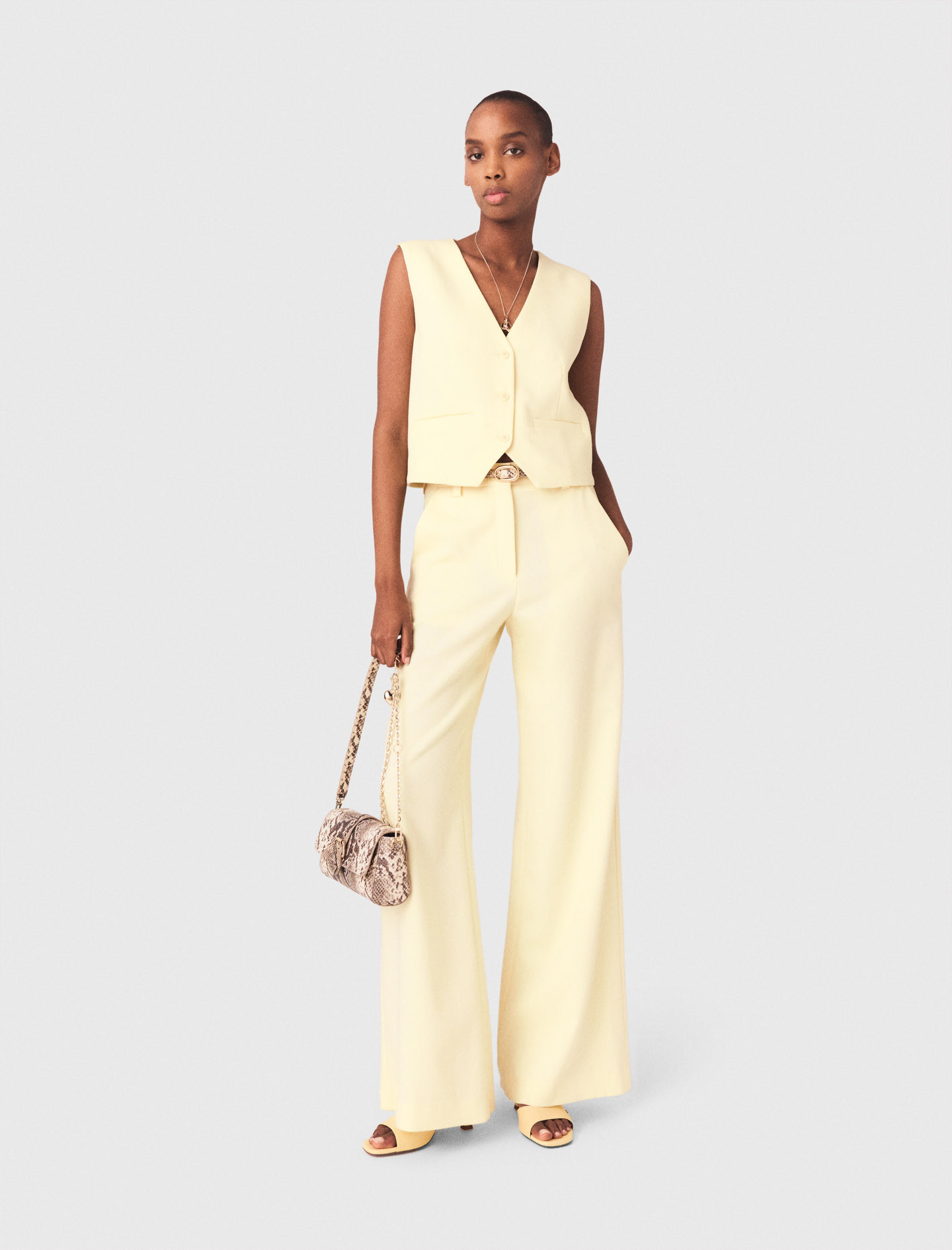 Suit trousers Yellow / Orange for Women | Maje | Maje EU