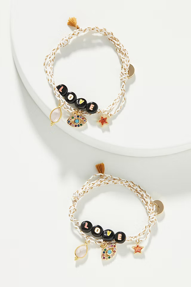 Love String Charm Bracelets | Anthropologie (US)