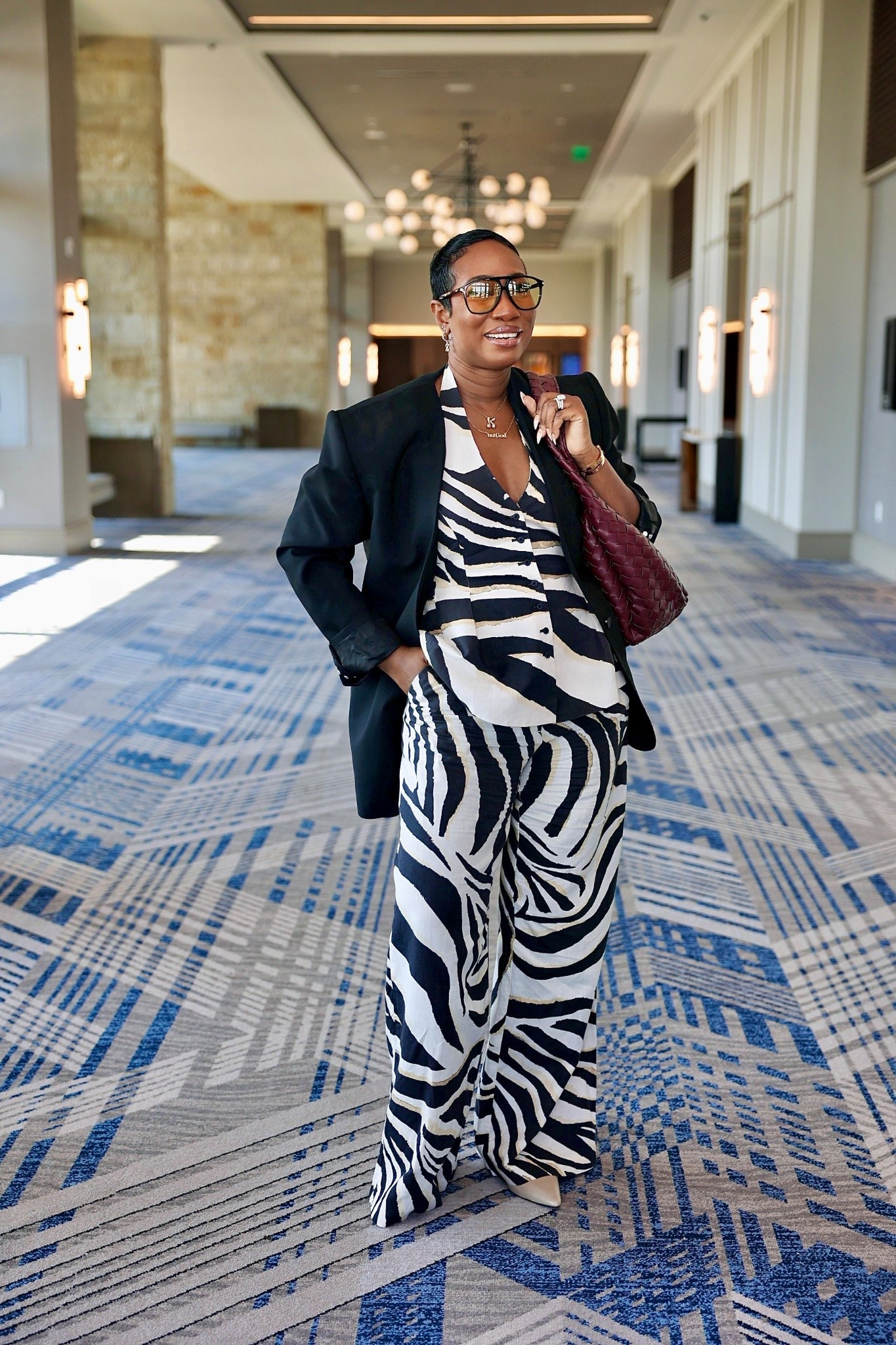 Final conference day look from LTKCon. Pop a blazer over my favorite linen set. 
Linking same set in a different print and a solid color. 


#LTKCon #LTKSeasonal #LTKStyleTip