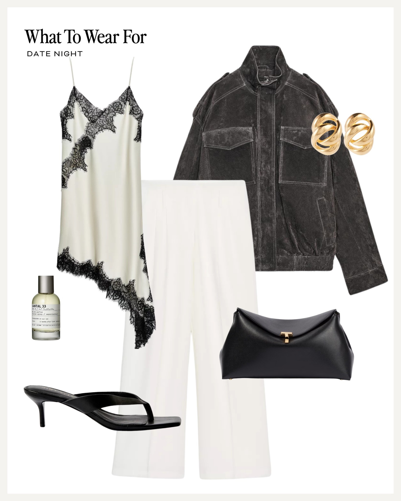 Date night outfit

Suede bomber jacket / Zara new / lace top / evening style / kitten heels / white trousers 

#LTKdatenight #LTKpartywear #LTKuk