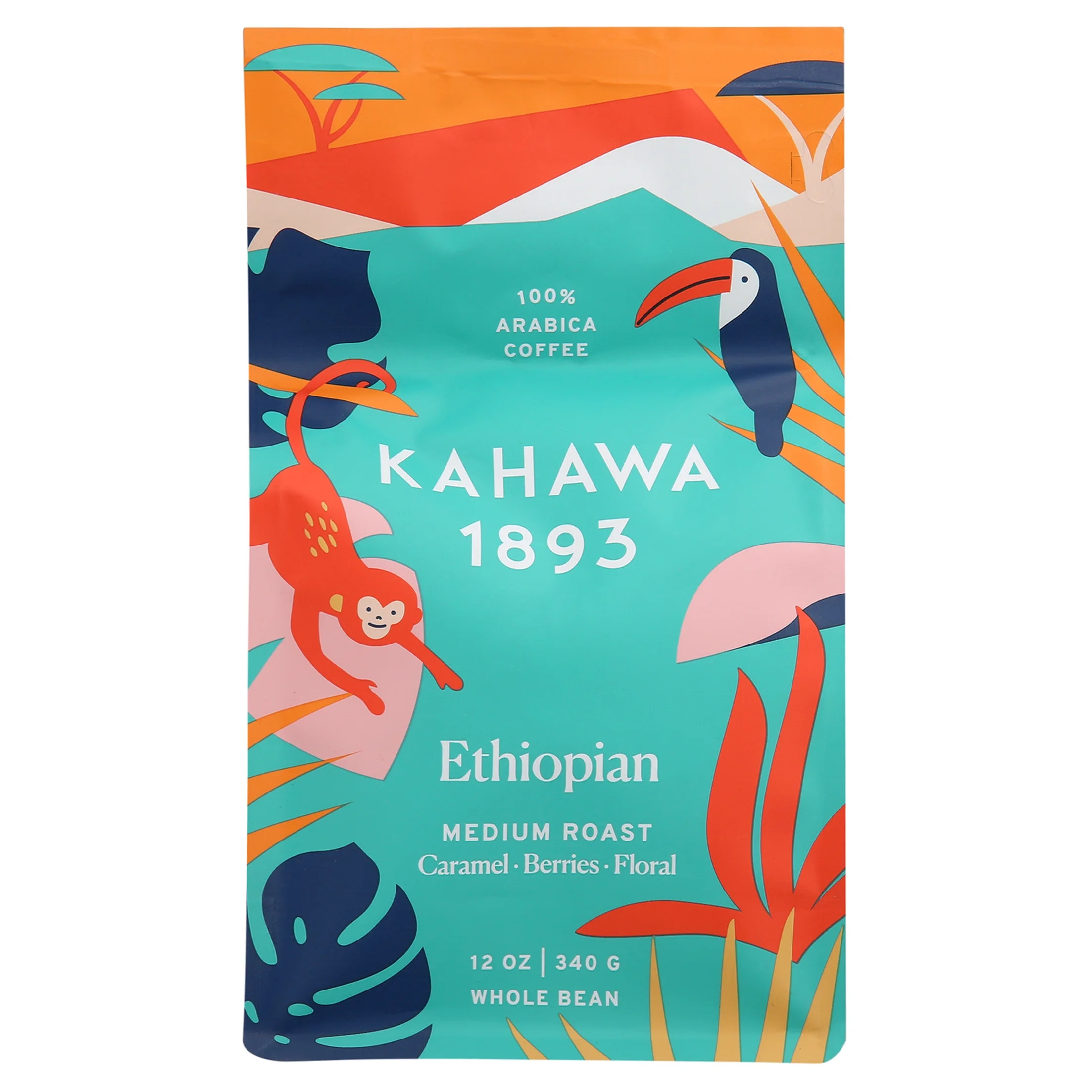 Kahawa 1893 Coffee, Coffee Ethiopian Wb Medium Roast 12 Oz - Walmart.com | Walmart (US)