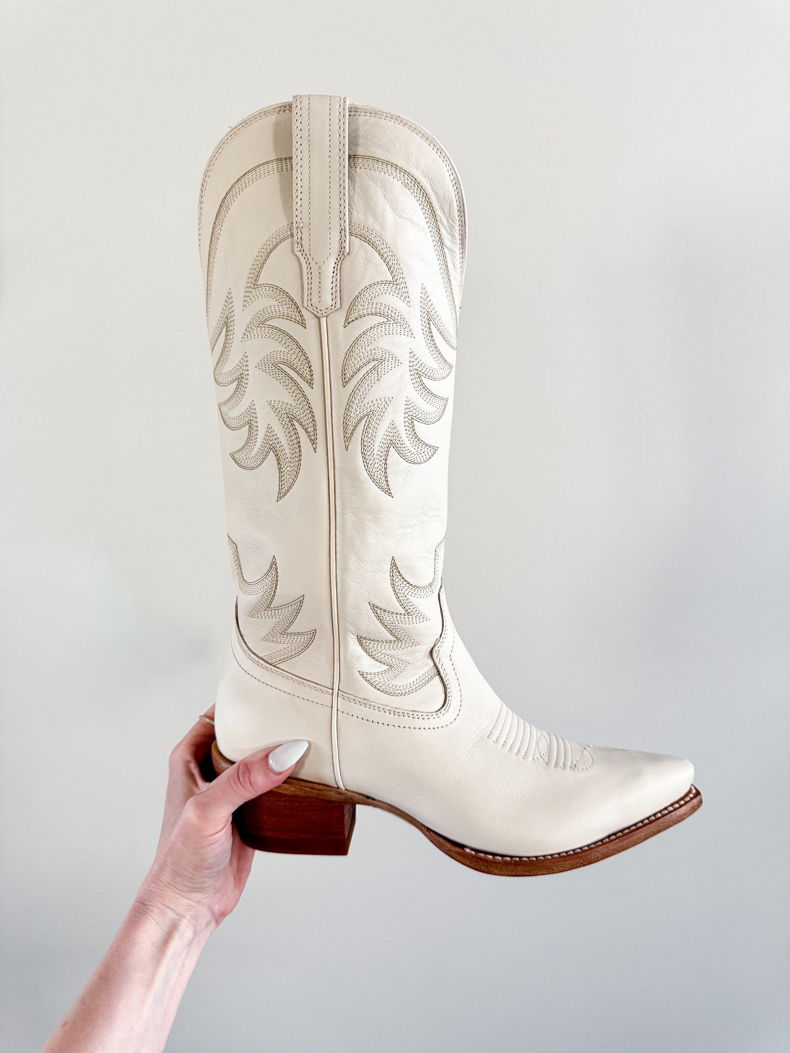 My go-to cowboy boots—The Annie by Tecovas. Tall, timeless, made to turn heads. The 14” shaft features gorgeous tonal stitching & a flattering deep scallop at the top. The snip toe gives them a modern edge, while the signature toe stitch keeps the look classic. These beauties are built to age beautifully & pair effortlessly with everything from denim to dresses.

Boots - Western Boots - Cowgirl Boots 

#LTKShoeCrush #LTKFestival #LTKStyleTip