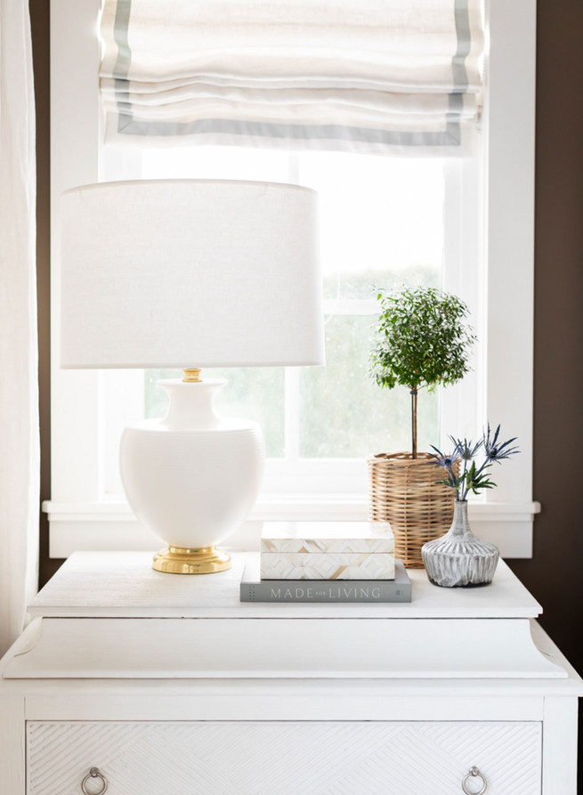 Erren White Table Lamp | The Cross Decor & Design