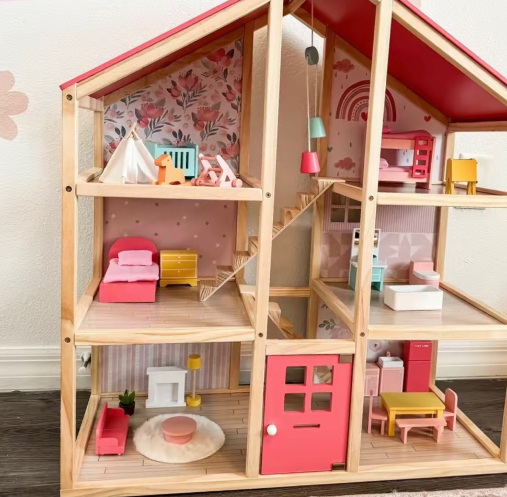 Tiny Land Wooden Dollhouse 🤍 

6 Rooms Wooden Doll House, DIY Pretend Dream House with 30Pcs Furniture Accessories

#woodendollhouse
#dollhouse


#LTKKids #LTKBaby #LTKFamily