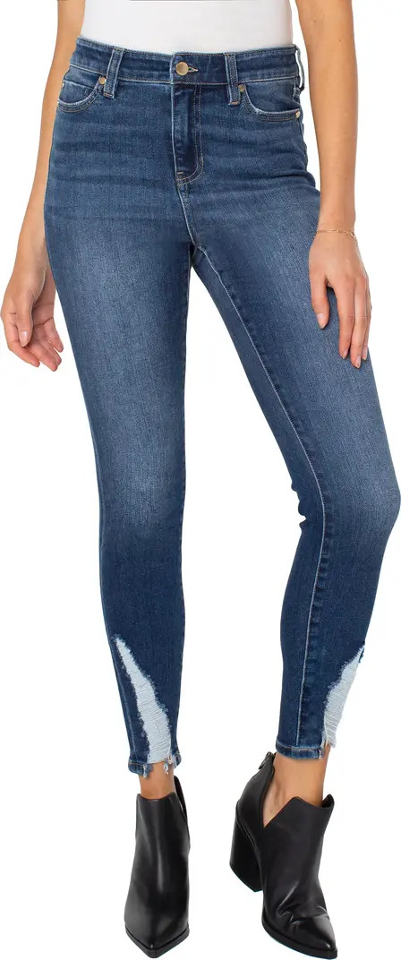 Liverpool Los Angeles Abby High Waist Ankle Skinny Jeans | Nordstrom | Nordstrom