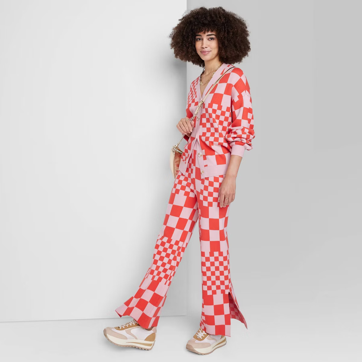 Women's Ascot + Hart Striped Graphic Sweater Pants | Target