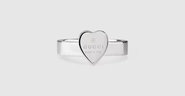 Gucci - Heart ring with Gucci trademark | Gucci (US)